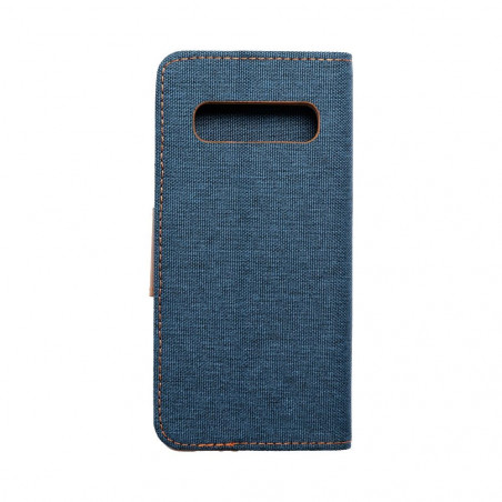 Samsung Galaxy S10 Wallet Cases CANVAS Book Navy blue