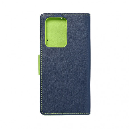 Samsung Galaxy S20 Wallet Cases Fancy Book Navy / Lime 