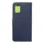 Samsung Galaxy A51 LTE Wallet Cases Fancy Book Navy / Lime 