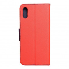 XIAOMI Redmi 9C Wallet Cases Fancy Book Red / Navy 