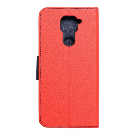 XIAOMI Redmi Note 9 Wallet Cases Fancy Book Red / Navy 