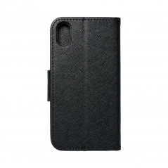 Apple iPhone X Wallet Cases Fancy Book Black 