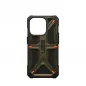 Apple iPhone 15 Pro Case Urban Armor Gear Monarch Pro MagSAFE  Kevlar element green 