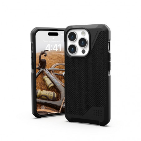 Apple iPhone 15 Pro Case Urban Armor Gear Metropolis LT Premium case  Kevlar black