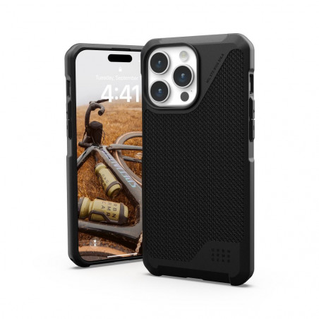 Apple iPhone 15 Pro Max Case Urban Armor Gear Metropolis LT Premium case  Kevlar black 