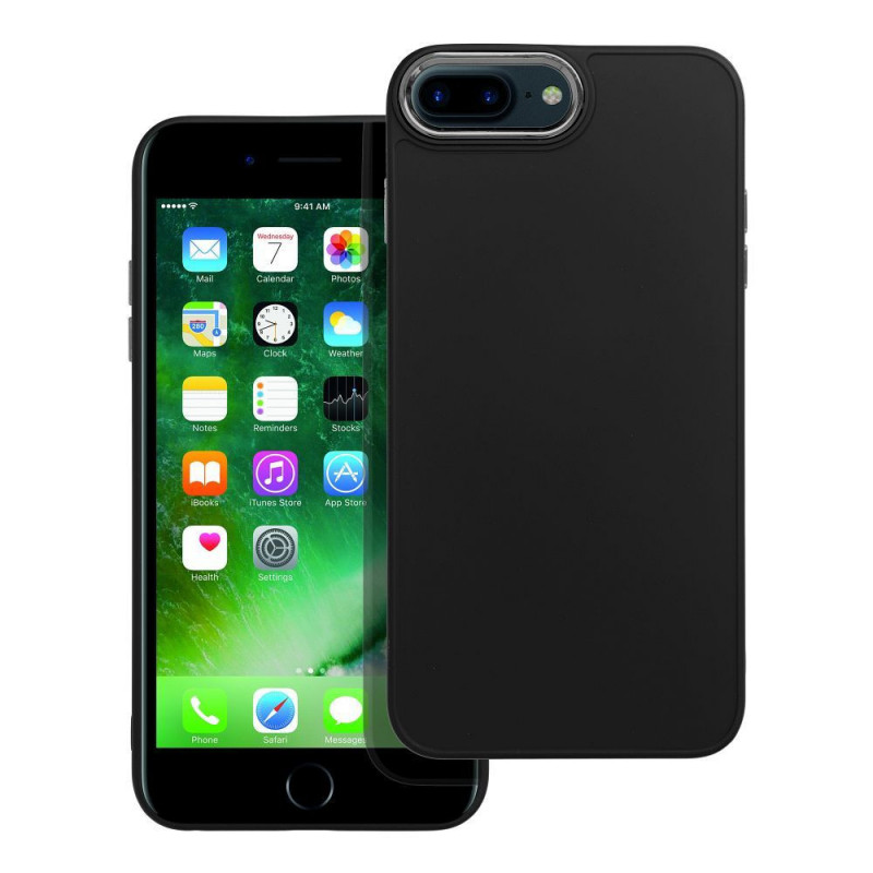 Apple iPhone 8 Plus Case FRAME Elegant  Black 