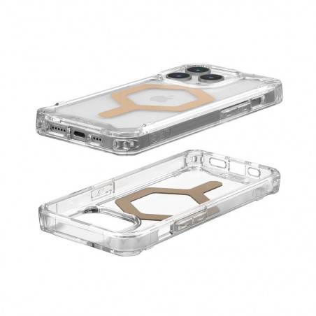 Apple iPhone 15 Pro Case Urban Armor Gear Plyo Premium case  MagSAFE  Ice gold