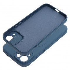 Apple iPhone 15 Case Silicone Mag Cover MagSAFE  Blue 