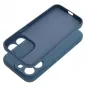 Apple iPhone 15 Pro Case Silicone Mag Cover MagSAFE  Blue 