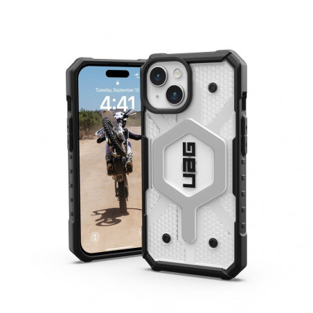 Apple iPhone 15 Case Urban Armor Gear Pathfinder Premium case  MagSAFE  Ice