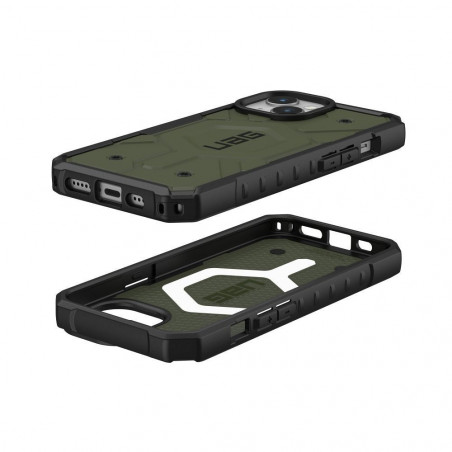 Apple iPhone 15 Case Urban Armor Gear Pathfinder Premium case  MagSAFE  Olive 