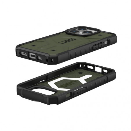 Apple iPhone 15 Pro Case Urban Armor Gear Pathfinder Premium case  MagSAFE  Olive 