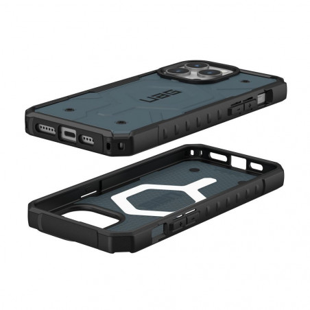 Apple iPhone 15 Pro Max Case Urban Armor Gear Pathfinder Premium case  MagSAFE  Cloud blue