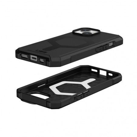 Apple iPhone 15 Case Urban Armor Gear Essential Premium case  MagSAFE  Black