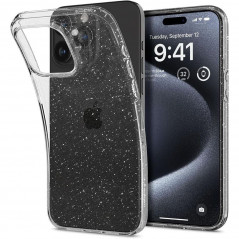 Apple iPhone 15 Pro Case Spigen Liquid Crystal Crystal clear  Glitter crystal 