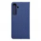 Samsung Galaxy S24 PLUS Wallet Cases LUNA Book Carbon Carbon Fibre, Elegant  Blue 