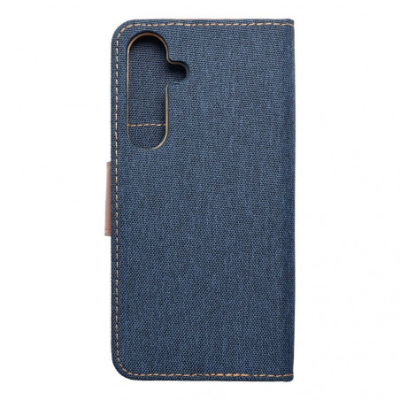 Samsung Galaxy S24 PLUS Wallet Cases CANVAS Book Navy blue 