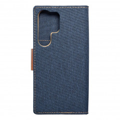 Samsung Galaxy S24 ULTRA Wallet Cases CANVAS Book Navy blue