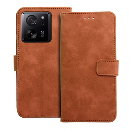 XIAOMI 13T Wallet Cases TENDER Book Brown 