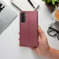 Samsung Galaxy A15 LTE Wallet Cases Smart Magneto book Burgundy 