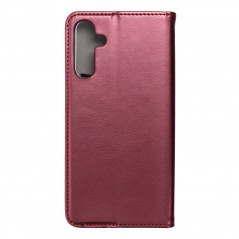 Samsung Galaxy A15 5G Wallet Cases Smart Magneto book Burgundy 