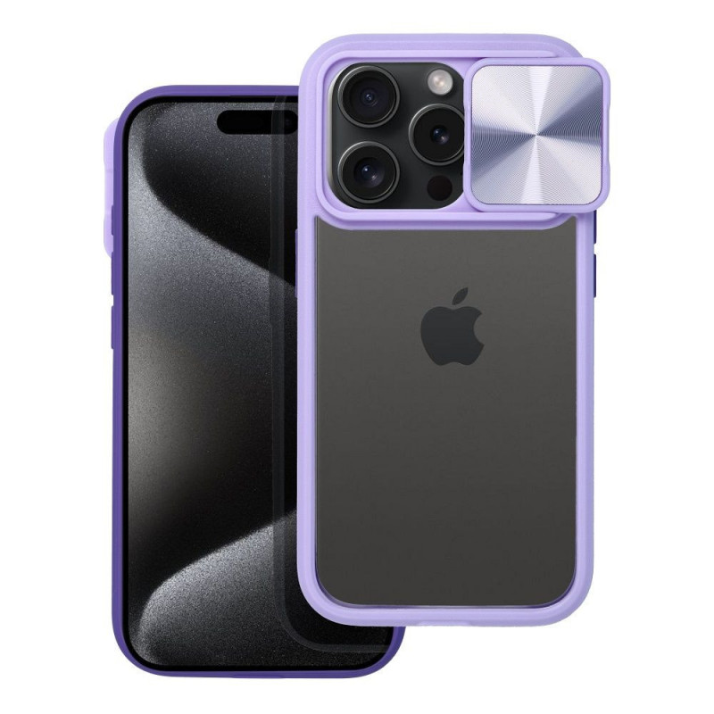 Apple iPhone XS Case Slider Purple 