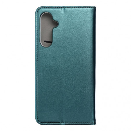 Samsung Galaxy S23 FE Wallet Cases Smart Magneto book Dark green 