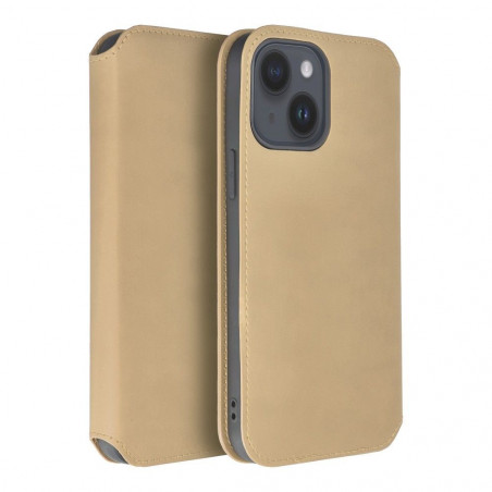 Samsung Galaxy A15 LTE Wallet Cases Dual Pocket book Gold 