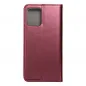 Motorola Moto G54 Wallet Cases Smart Magneto book Burgundy 