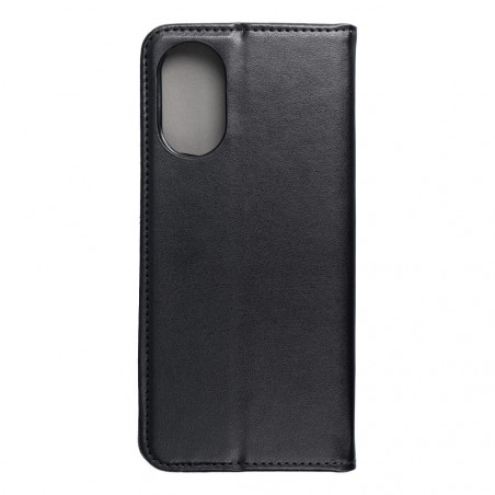 Oppo A18 Wallet Cases Smart Magneto book Black 