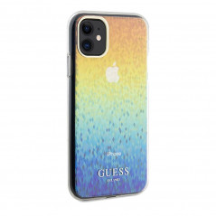 Apple iPhone 11 Case Guess IML Faceted Mirror Elegant  Disco iridescent 