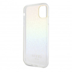 Apple iPhone 11 Case Guess IML Faceted Mirror Elegant  Disco iridescent 