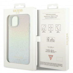 Apple iPhone 12 Case Guess IML Faceted Mirror Elegant  Disco iridescent 