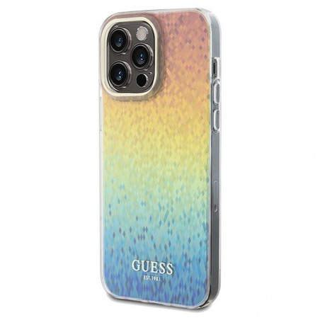 Apple iPhone 13 Pro Case Guess IML Faceted Mirror Elegant  Disco iridescent 