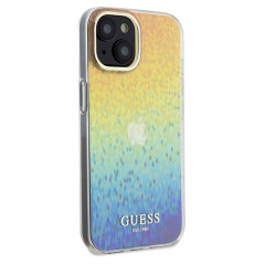 Apple iPhone 14 Case Guess IML Faceted Mirror Elegant  Disco iridescent 