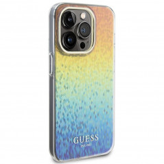 Apple iPhone 14 Pro Case Guess IML Faceted Mirror Elegant  Disco iridescent 