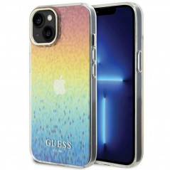 Apple iPhone 15 Case Guess IML Faceted Mirror Elegant  Disco iridescent 