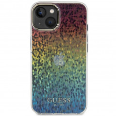 Apple iPhone 15 Case Guess IML Faceted Mirror Elegant  Disco iridescent 