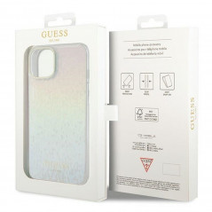 Apple iPhone 15 Case Guess IML Faceted Mirror Elegant  Disco iridescent 