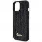 Apple iPhone 14 Case Guess Sequin Script Metal Elegant  Black 