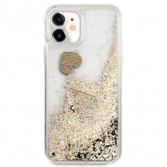 Apple iPhone 11 Case Guess Liquide Glitter Charms Elegant  Gold 