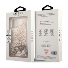 Apple iPhone 11 Case Guess Liquide Glitter Charms Elegant  Gold 