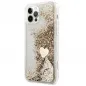 Apple iPhone 12 Case Guess Liquide Glitter Charms Elegant  Gold 