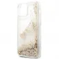 Apple iPhone 12 Case Guess Liquide Glitter Charms Elegant  Gold 