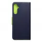 Samsung Galaxy A15 LTE Wallet Cases Fancy Book Navy / Lime 