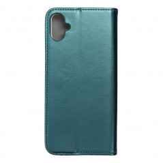 Samsung Galaxy A05 Wallet Cases Smart Magneto book Dark green