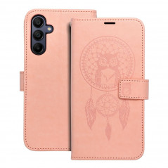 Samsung Galaxy A15 5G Wallet Cases MEZZO Book Dreamcatcher  Peach fuzz 