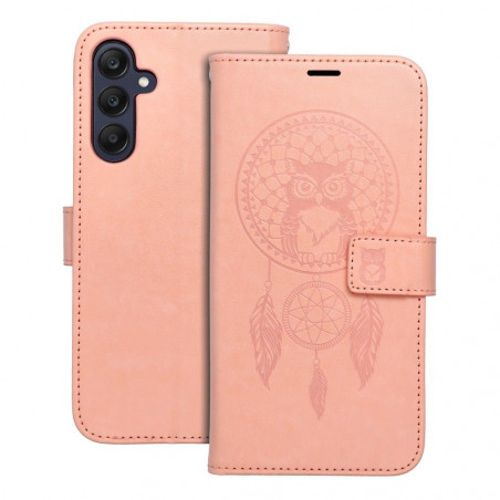 Samsung Galaxy A25 5G Wallet Cases MEZZO Book Dreamcatcher  Peach fuzz