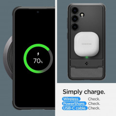 Samsung Galaxy S24 Case Spigen Armor Carbon Fibre, Elegant  Black