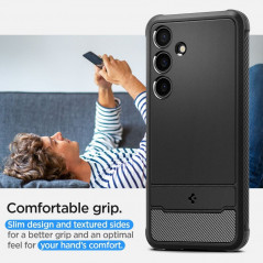 Samsung Galaxy S24 Case Spigen Armor Carbon Fibre, Elegant  Black